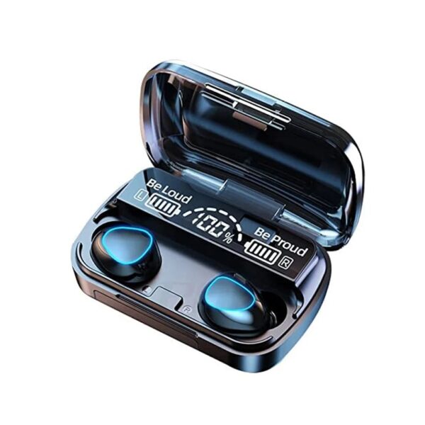 M10/M19/T12/ULTRABUDS/EARPODS TWS Bluetooth Earbuds Wireless Bluetooth 5.1 Stereo IPX7 Waterproof bluetooth Headset wireless earbuds ANC Earbuds which comes with 50 hour Battery Backup