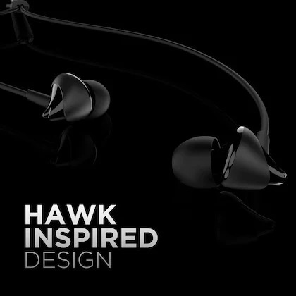 Bassheads 100 Wired Earphone with 10mm Dynamic Drivers, Stylish Hawk-inspired Design, Super Extra Bass - Image 2