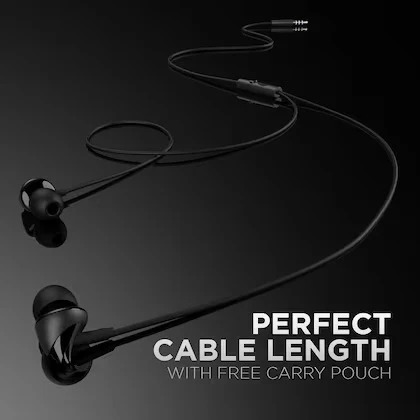Bassheads 100 Wired Earphone with 10mm Dynamic Drivers, Stylish Hawk-inspired Design, Super Extra Bass - Image 3