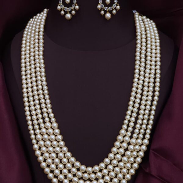 Premium Premium Golden Swaroski With 14 Carat Bridal Rani Haram  Golden Swaroski with screw back 14 carat Rani Haram