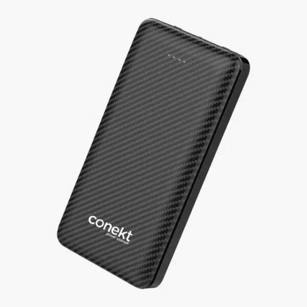 conekt Zeal Proton Pro 10000 mAh Fast Charging Power Bank (1 Micro USB Type B, 1 Type C & 2 Type A Ports, ABS Casing, LED Charging Indicator, Black)